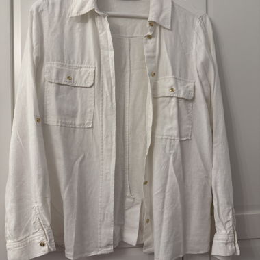 Giacca-chemise Zara Bianca