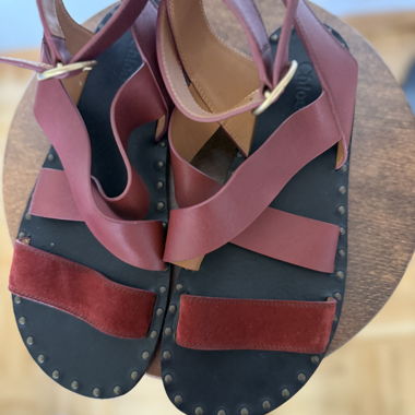 Chloe leather sandals