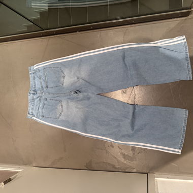 Jeans con righe