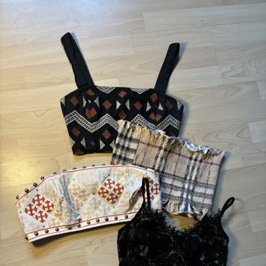 4x Crop-Tops Gr. S