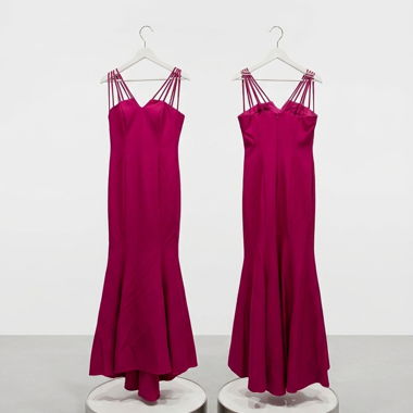 Abendkleid in Fuchsia