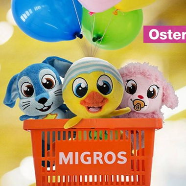 2018 Migros Pasqua diventa jöö Peluche Animali Bebè _2