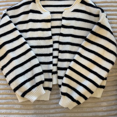 Gilet à rayures