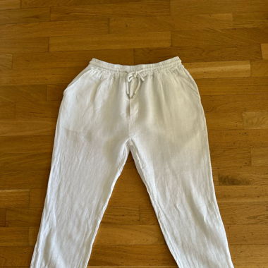 Pantalon lain blanc