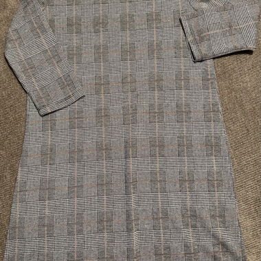 Grey Checkered Dress