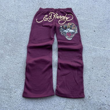 Pantaloni da jogging Ed Hardy, fit baggy, calza come S