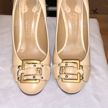 Escarpins Chloé beige, taille UE 37,5
