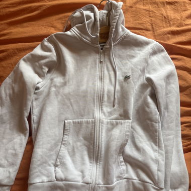 Veste à capuche Lacoste blanche