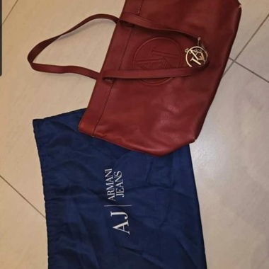 Borsa Armani Jeans rossa
