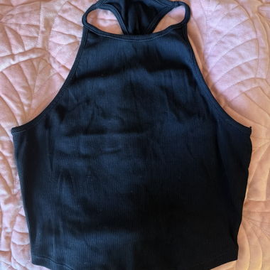 Black Racerback Top