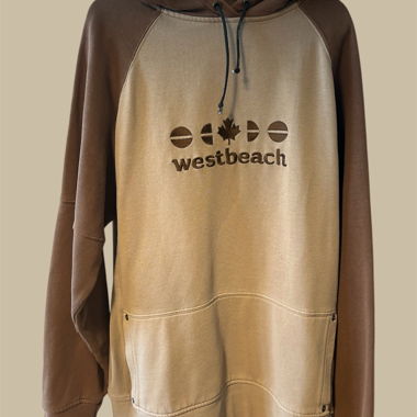 Felpa con cappuccio Westbeach in marrone, taglia M