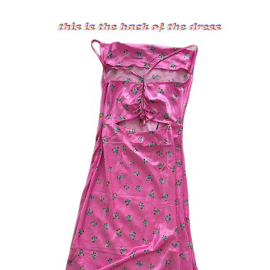 Pink Silk Dress