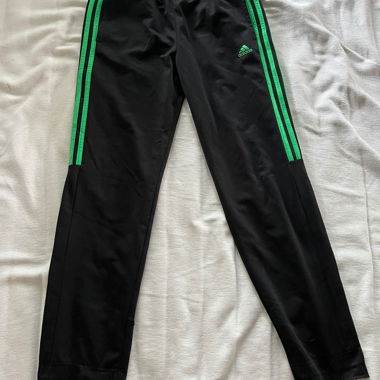 Pantaloni sportivi Adidas nero/verde
