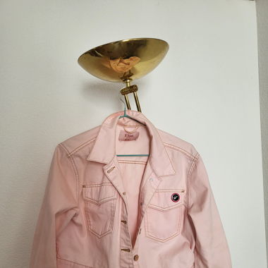 rosa Jeansjacke 