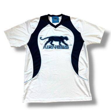 Airness streetwear style white summer t-shirt