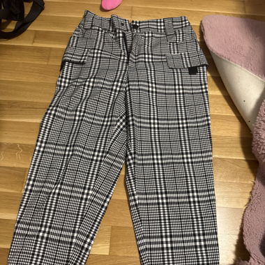 Cute white and black pants