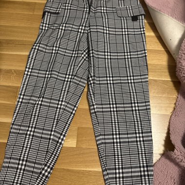 Cute white and black pants