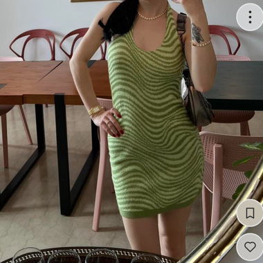 green summer dress