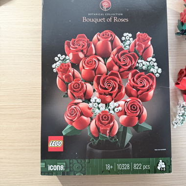 LEGO Bouquet di Rose 10328 montato