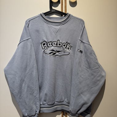 vintage Reebok Sweatshirt in Hellblau