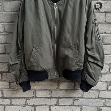 Khaki Bomber Jacket