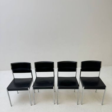 Ernst Lauclair Stühle für Girsberger, 4er Set
