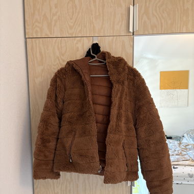 Veste brune réversible 