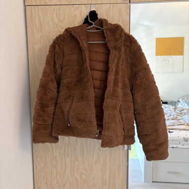 Reversible brown jacket