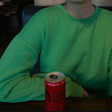 Green Crew Neck Sweatshirt