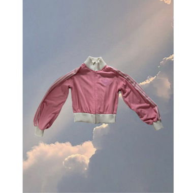 Veste de survêtement tricotée Adidas années 2000