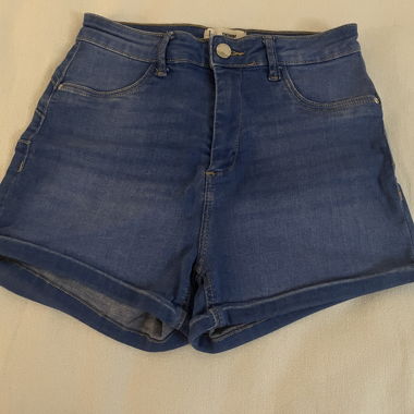 Kurze Hose blau
