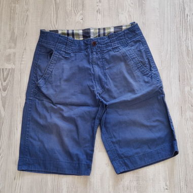 Short chino bleu