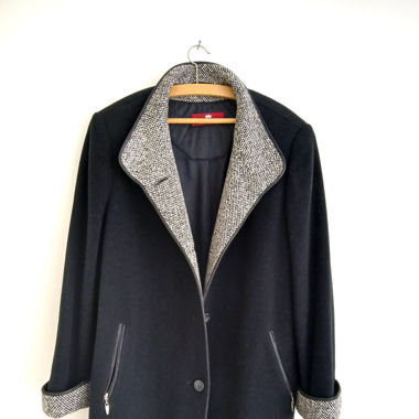 Winter Black Coat Queensway Size 38