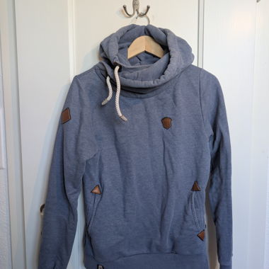 Naketano Kapuzenpullover blau Grösse M