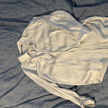 Weisses Hemd Satin