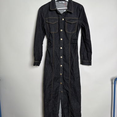 ZARA Jeanshemd-Kleid