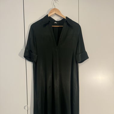 Arket satin tunic dress
