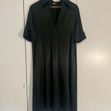 Arket satin tunic dress