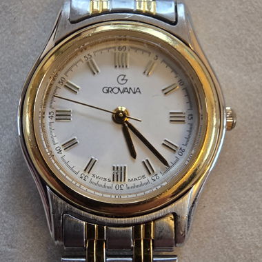 Orologio Grovana bicolore in acciaio