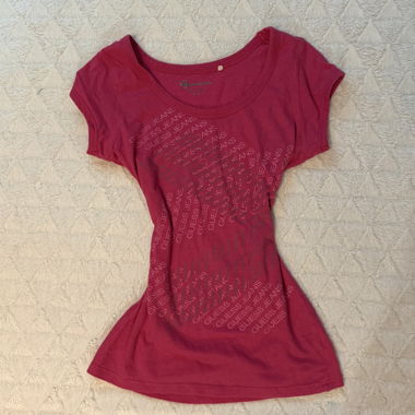 Top Guess vintage raro in cotone rosso S