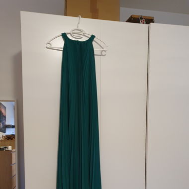Robe cocktail verte