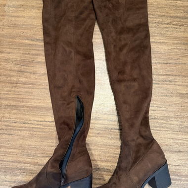 Bottes marron mi-cuisse