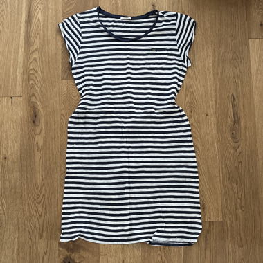 gestreiftes baumwolle Kleid