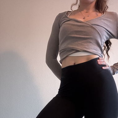 Mandala Yoga Wrap Langarmshirt