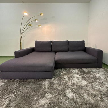 Corner sofa in dark grey with free delivery