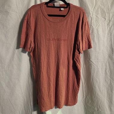 T-shirt Quiksilver rouge orangé