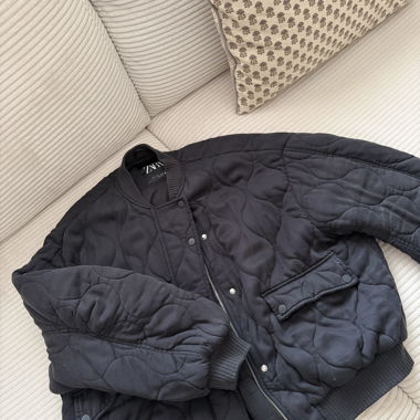 ZARA Quilted Bomber Jacket