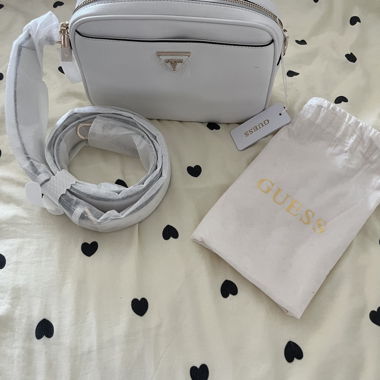Guess White Crossbody Bag
