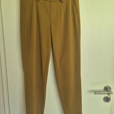 Pantaloni cammello slim