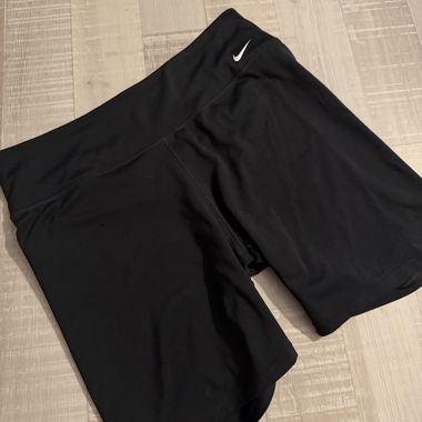 Nike black sport cycling shorts